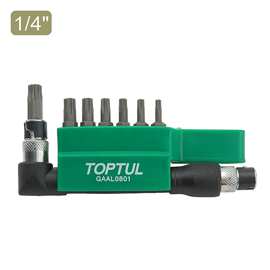 Sada bitů 1/4 s rukojetí "torx"
